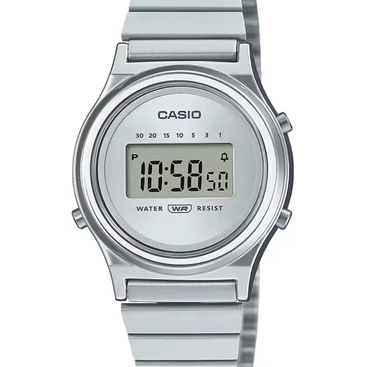 Reloj Casio mujer mini Collection LA700WE-7A correa de acero inoxidable 30.8 × 26.3 × 7.9 mm - 1