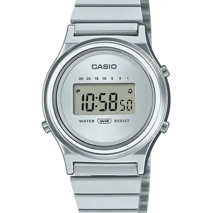 Reloj Casio mujer mini Collection LA700WE-7A correa de acero inoxidable 30.8 × 26.3 × 7.9 mm - 1