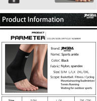 JINGBA Soporte De Tornillo Negro De Nylon Para Deportes Al Aire Libre Protección Articular De Tornillo Compresión Y Soporte Para La Pies - details 8