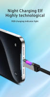 Cable De Carga Rápida JINMUXI USB Tipo C 20-120W RGB Cambio De Color Para Xiaomi Huawei Redmi OPPO OnePlus POCO Cable De Datos - details 3