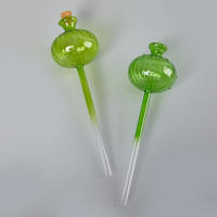 Dispositivo De Riego Automático En Forma De Cactus De Vidrio Transparente Multicolor Para Plantas Y Flores Suministros Para Jardín Y Hogar - details 5