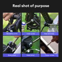 Kit De Reparación De Bicicleta Multifuncional 11 En 1 Herramienta De Ciclismo Con Llaves De Enchufe Destornillador Cadena Hexagonal Y Llaves De Espiga En Aleación De Aluminio Rojo/Azul/Oro/ Negro - details 8
