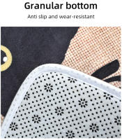 Alfombra Antideslizante Para Baño Absorbente Y Secado Rápido Máquina Lavable Alfombra Para Entrada De Sala Y Dormitorio Piso De Cocina - details 10