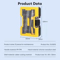 Juego De Destornilladores Precisos Deli 21 En 1 Con Imán Para Reparación De Electrónica Herramienta Multifuncional Para iPhone Watch Macbook Xbox PC - details 5