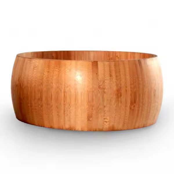 Crc Frutero de Bambú Bamboo Natur | Bol para Palomitas | Menaje de Cocina - 1