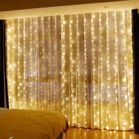 Luces De Cortina LED Con Control Remoto Y USB Para Decoración De Hogar Fiesta Boda Pared Ventana Halloween Navidad - details 13