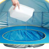 Baby Beach Tent with Pool 2025 Upgrade Easy Fold Up Pop Up Unique Ocean World - details 2