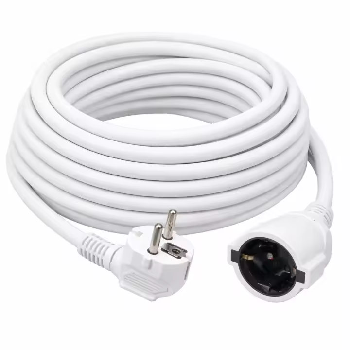 Cable de extensión 8 Metros, 10 Metros, H05RR-F (3G 1,5mm2), 16A 250V - 1