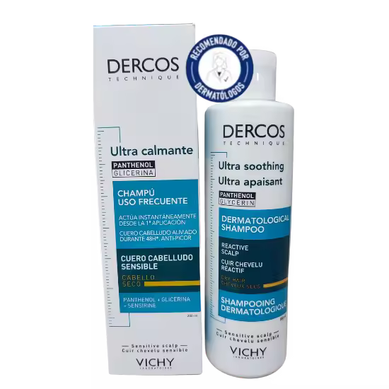 VICHY DERCOS CHAMPÚ ULTRA CALMANTE 200ML CABELLO SECO - 1