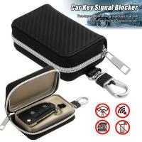 Bolsa De Bloqueo De Señal Para Llaves De Coche Faraday Cage Estuche Para Llaves RFID Bolsa Para Llaves Sin Llave Con Cierre De Cremallera - details 0