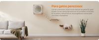 Feandrea Colección Clickat - N.001 Hamaca para Gatos, Montaje Super Rápido, Ampliación Ilimitada, Módulo y Tela Reemplazable, Hamaca de Gatos de Pared, Plataforma Mural para Gatos - details 3