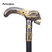Bastón Decorativo De Cabeza De Calavera Dorada Y Negra 36'' Estilo Vintage Para Cosplay Steampunk Y Fiestas De Disfraz - details 5
