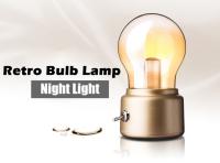 Vintage portátil LED bomber with Batería recargable USB de 5 V, ideal para escritorio o Mesita de Noche - details 0