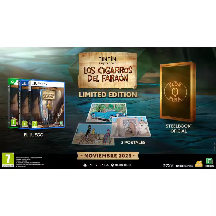 Tintin Reporter Los Cigarros del Faraon Edicion Limitada - PS4 - Nuevo Precintado - PAL España - 1