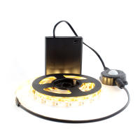 Tira De Luces LED Batería 50CM 1M 2M 3M Adhesiva SMD 2835 5V Blanco Cálido Y Frío Luz LED Operada Por Batería Para Decoración De Hogar - details 1