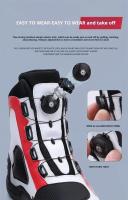 Botas De Motocicleta Para Hombre Y Mujer Microfibra Cuero Anticolisión Protección De Tornillo Zapatos De Motocross Moto Racing - details 10