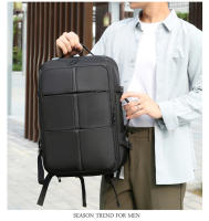 Mochila Mochila para computadora Impermeable Informal Mochila Escolar para Estudiantes Bolsa de Viaje de Gran Capacidad 45 * 31 * 18 cm Negro - details 1
