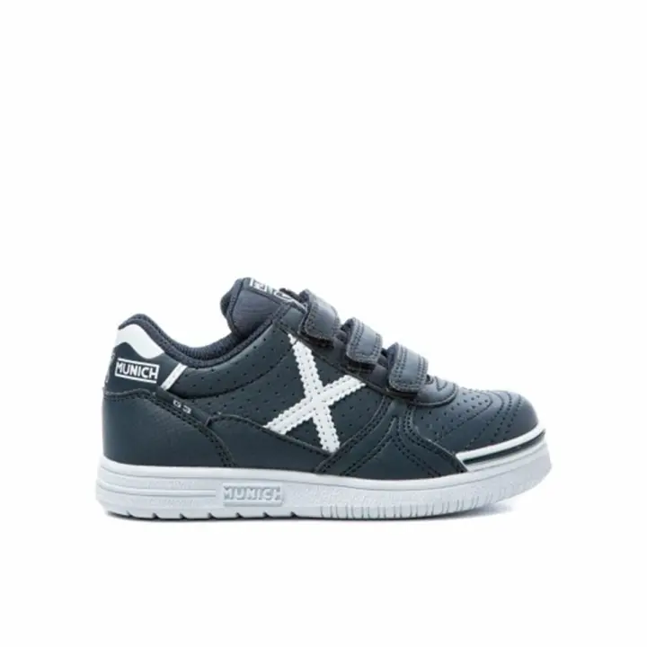 Zapatillas de Fútbol Sala para Niños Munich G-3 Kid Vco Profit 44 Azul Infantil Unisex - 1