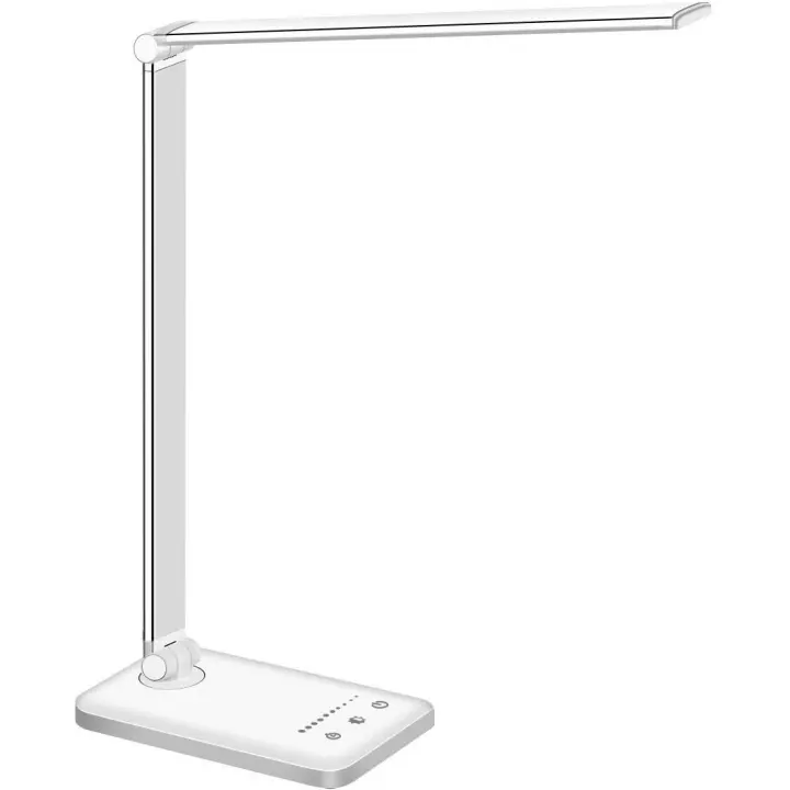 Lámpara de Escritorio LED, Flexo de Escritorio (Cuidado Ocular, USB, 5 Modos,10 Niveles de Brillo, Función de Memoria) - 1