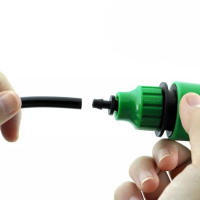 Conector Rápido De Tubo De Agua 5pcs Para Sistemas De Riego Por Drip Y Jardín Pieza De Equipo De Riego Material Plástico - details 6
