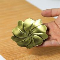 Soporte De Incienso Con Nueve Agujeros De Flor Mini Loto De Cobre Quemador De Incienso Para Casa Estilo De Té Sandálias Base Para Madera De Sándalo - details 20