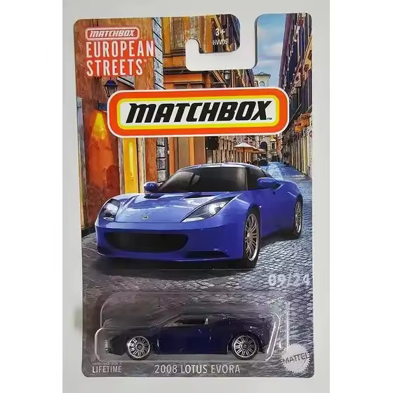 Matchbox European Streets - Lotus Evora Azul 9/24 (2008) - Este producto garantizará mucha diversión para los más pequeños y también será un gran atractivo para los coleccionistas - Recomendado para mayores de 3 años - 1