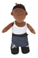 Miniland - Niña (Etni abroches) Africana. Juguete infantil - details 0