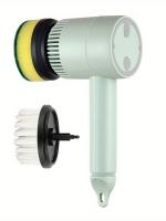 Cepillo De Limpieza Multifuncional USB Recargable Para El Hogar Con 6 Cabezas De Cepillo Aparatos Eléctricos De Limpieza - details 15