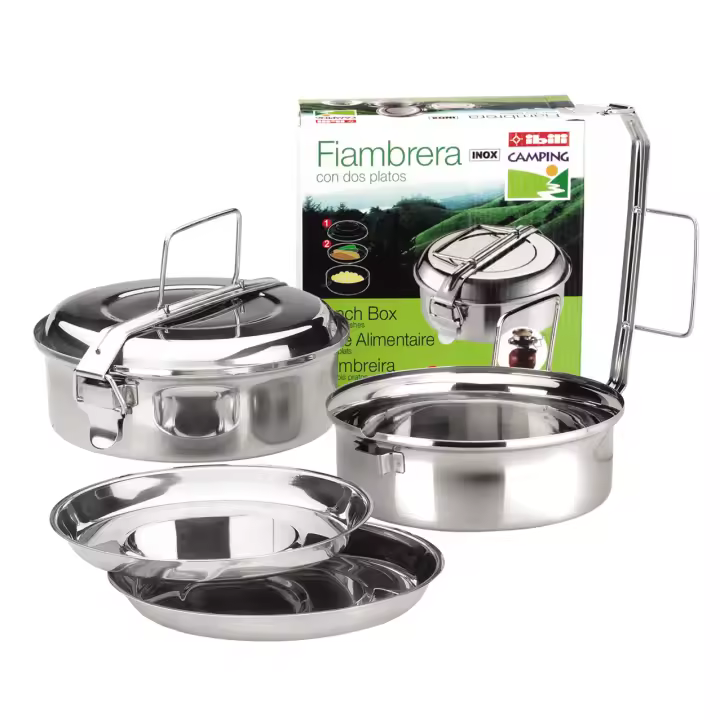 IBILI  720616  FIAMBRERA CON PLATOS INOX 14 CMS. - 1