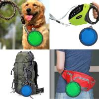 Tazón De Silicona Plegable Para Perros 1000ml Portátil Para Viajes Alimentador De Mascotas Con Clip De Mochila Adecuado Para Todas Las Razas De Perros - details 5