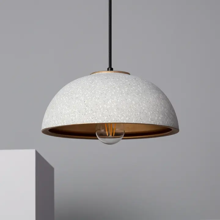 Ledkia Lámpara Colgante Cerámica Crowe de Diseño único y Elegante para Interiores - 1