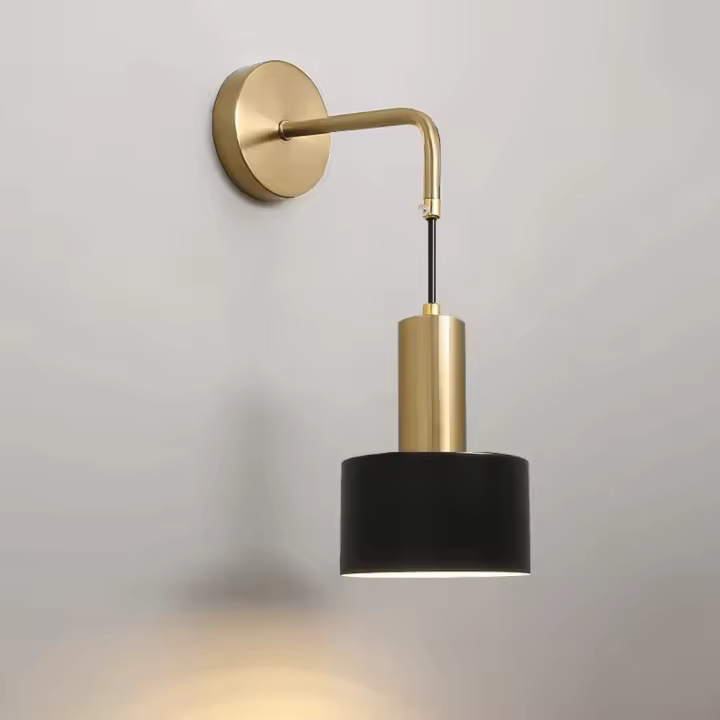 SOMY Lámparas de pared LED Iluminación exterior Cabecero Vestidor Muebles de sala Decoración del hogar Espejos de mesa Dormitorio Luz de pared NEGRO - 1