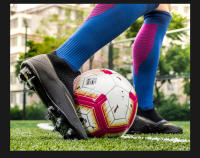 Zapatos De Fútbol Profesionales Para Hombres Ultraligeros Deporte De Entrenamiento Cleats De Fútbol Blanco Negro Talla True Fit Material Superior PU Suela De TPR - details 13