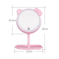Espejo De Maquillaje LED Con Sensor Táctil Lámpara De Escritorio Ajustable Y Luz Dimmable 3 Colores Calor Para El Dormitorio Dispositivos De Preparación Del Maquillaje - details 2
