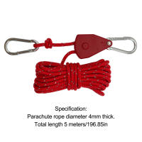 Cuerda De Acople Rápido Para Tienda De Campaña 5M Ajustable Con Pulley Reflectante Líneas De Hombre Para Exteriores Accesorios De Camping - details 32
