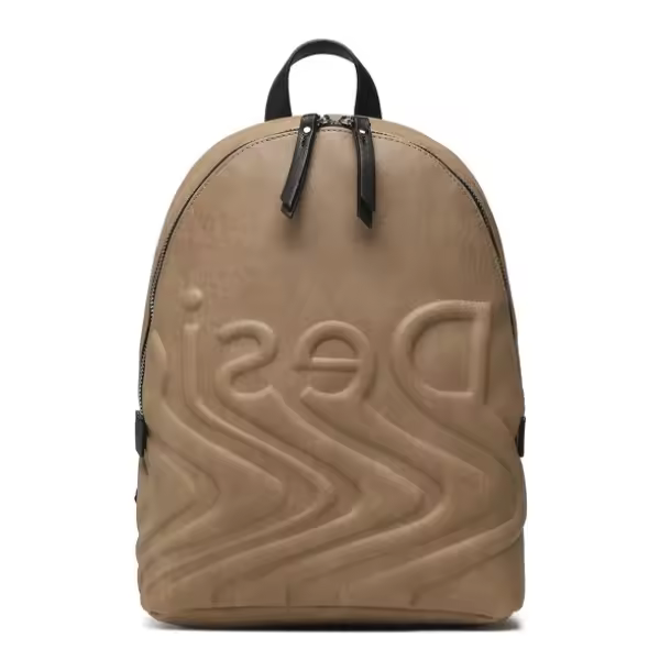 DESIGUAL - Mochila Mujer Marrón Pequeña Back Psico Logo Mombasa Mini - 1