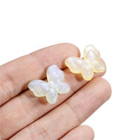 10Pcs/Lot Bolas De Mariposa Acrílicas Para Hacer Joyas Accesorios Para Pulseras Collares Y Aretes Forma Irregular DIY - details 6