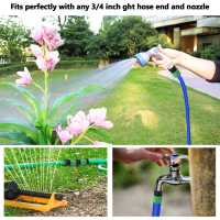 Accesorios de manguera de agua de liberación de conexión rápida para jardín, conectores de plástico, macho y hembra, 3/4 pulgadas, 10 piezas - details 2