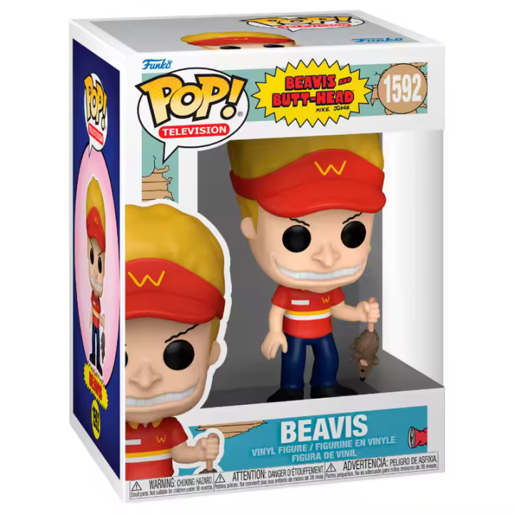Figura Pop Beavis And Butt-Head Beavis-Figura de Vinilo Coleccionable - Idea de Regalo- Mercancia Oficial - Juguetes para Niños y Adultos - Movies Fans - Muñeco para Coleccionistas y Exposición - 1