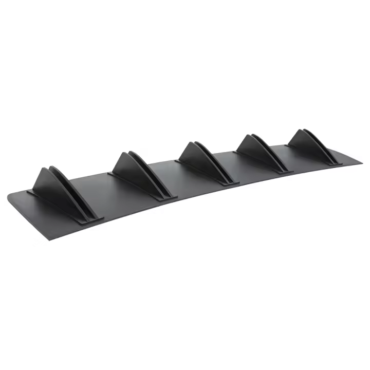 Difusor De Parachoques Trasero Universal Para Coche Estilo Cuchilla De Tiburón ABS Curvo Para Audi A6 A4 A5 Accesorios De Coche - 1