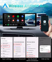 Reproductor Multimedia De Coche Universal 10.26" Con Pantalla Wireless Carplay Android Auto Bluetooth AUX USB Espejo Radio - details 4