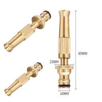 Pistola De Agua De Latón Con Conector Rápido Para Jardín Regulador De Presión Ajustable Herramienta De Jardinería Con Patrón Variable - details 4