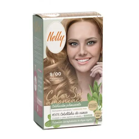 NELLY COLOR SIN AMONIACO 9/00 RUBIO EXTRACLARO - 1