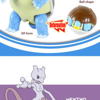 Figura De Anime Pokémon Pikachu Y Poké Ball Dual Morfología Muñeco De Snorlax Modelo De Pelota Para Niños Juguetes De Coleccionista - details 13