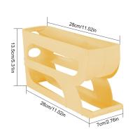 Rack Para Huevos Estante De Almacenamiento En Frigorífico Organizador De Alimentos De Plástico De 3 Capas Para Cocina - details 10
