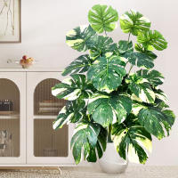 Planta Artificial De Hojas De Monstera Deliciosa Pothos Alocasia 40-103cm Decoración Festiva Para El Hogar Y La Oficina - details 2