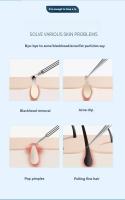 Kit De 11 Piezas De Herramientas Para El Cuidado De La Piel Eliminador De Acné Y Puntos Negros Agujas Para El Cabello Encarnado Limpiador Profundo Del Pelo - details 3
