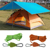 6Pcs Cuerda De Atado Para Acampar 4mm Afinador De Cuerda De Viento Hebilla De Pulley Ratchet Gancho De Cuerda De Tenda Accesorios De Tenda - details 0