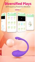 Vibrador Para Mujeres Con Dildo Wear G Spot Clit Estimulador Pantalones Control Remoto APP Masturbador Anal Juguetes Sexuales Adultos Silicone Material 9.5*8*3.5cm - details 8