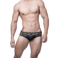 Bragas Sexys De Natación Estampadas Tiras De Compresión Traje De Baño Para Hombre Deporte De Playa Verano Moda Fitness - details 11